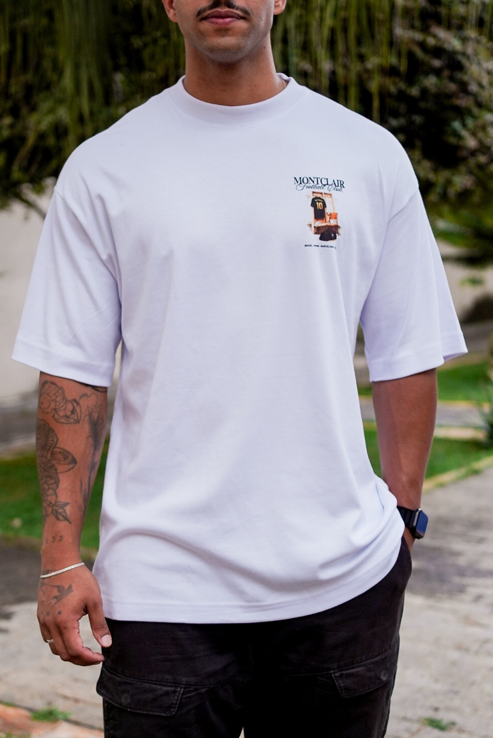 OVERSIZED ''NJR" BRANCA — foto 6