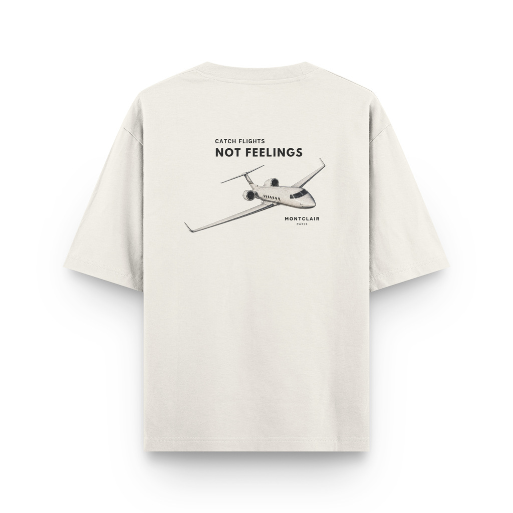 OVERSIZED ''NO FEELING'' OFF WHITE — foto 1
