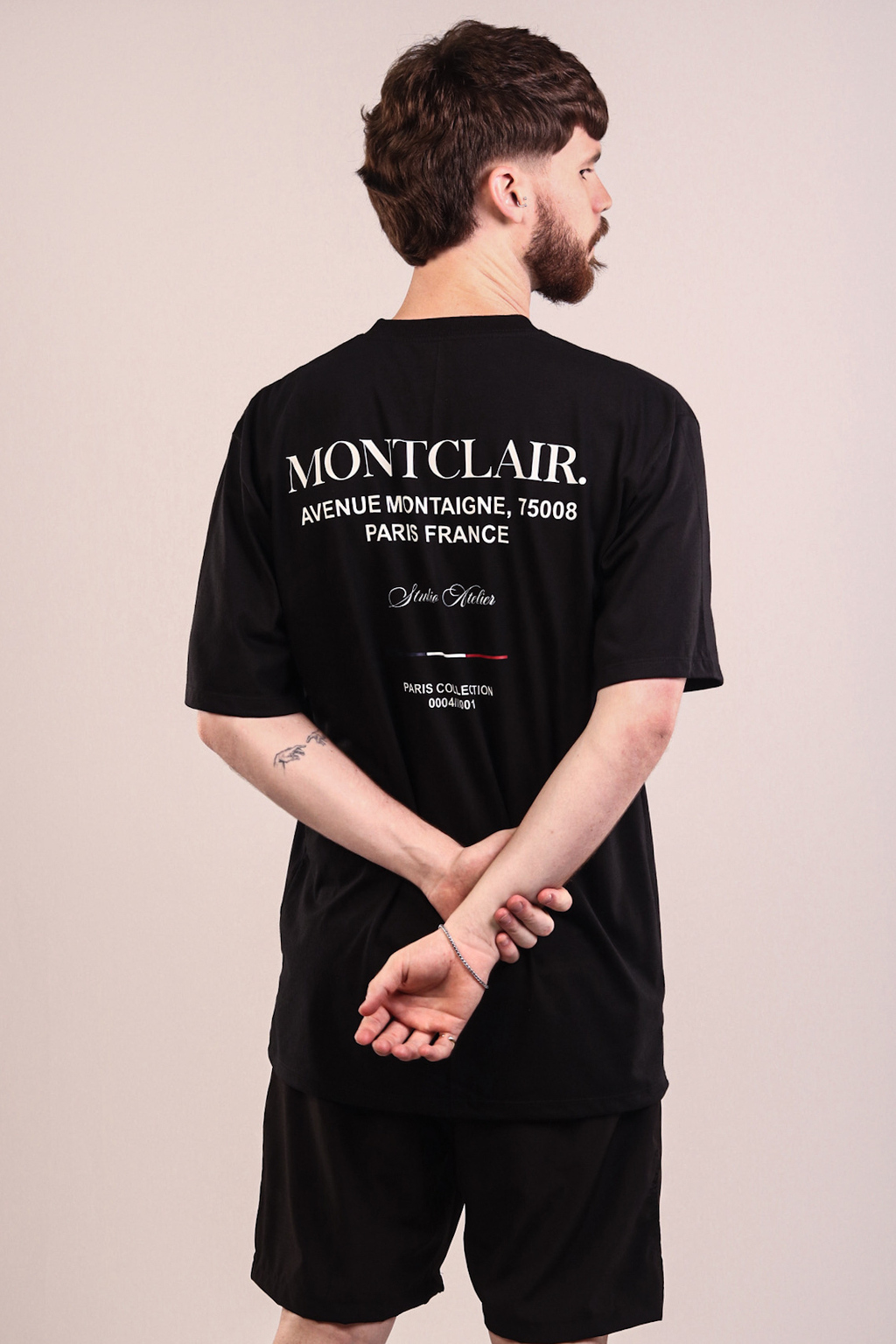 OVERSIZED ''FRANCE'' PRETA — foto 3
