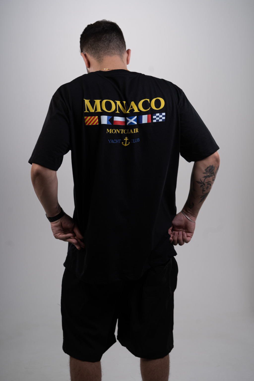 CAMISETA "MÔNACO" PRETA — foto 3