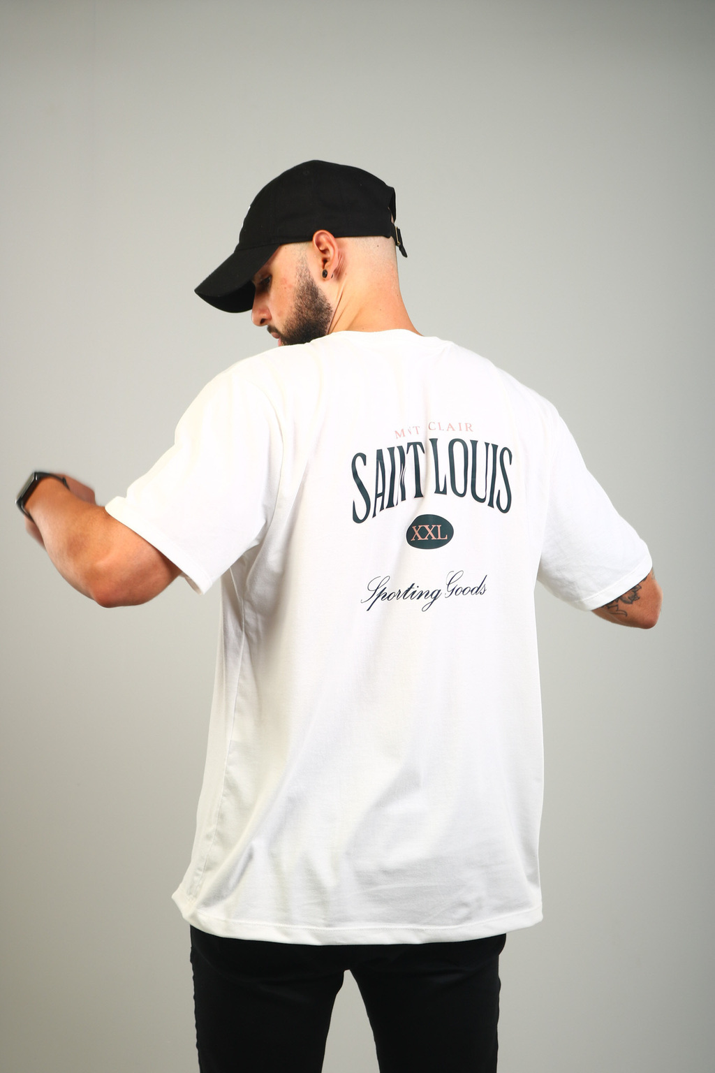CAMISETA ''SAINT LOUIS'' OFF WHITE — foto 3