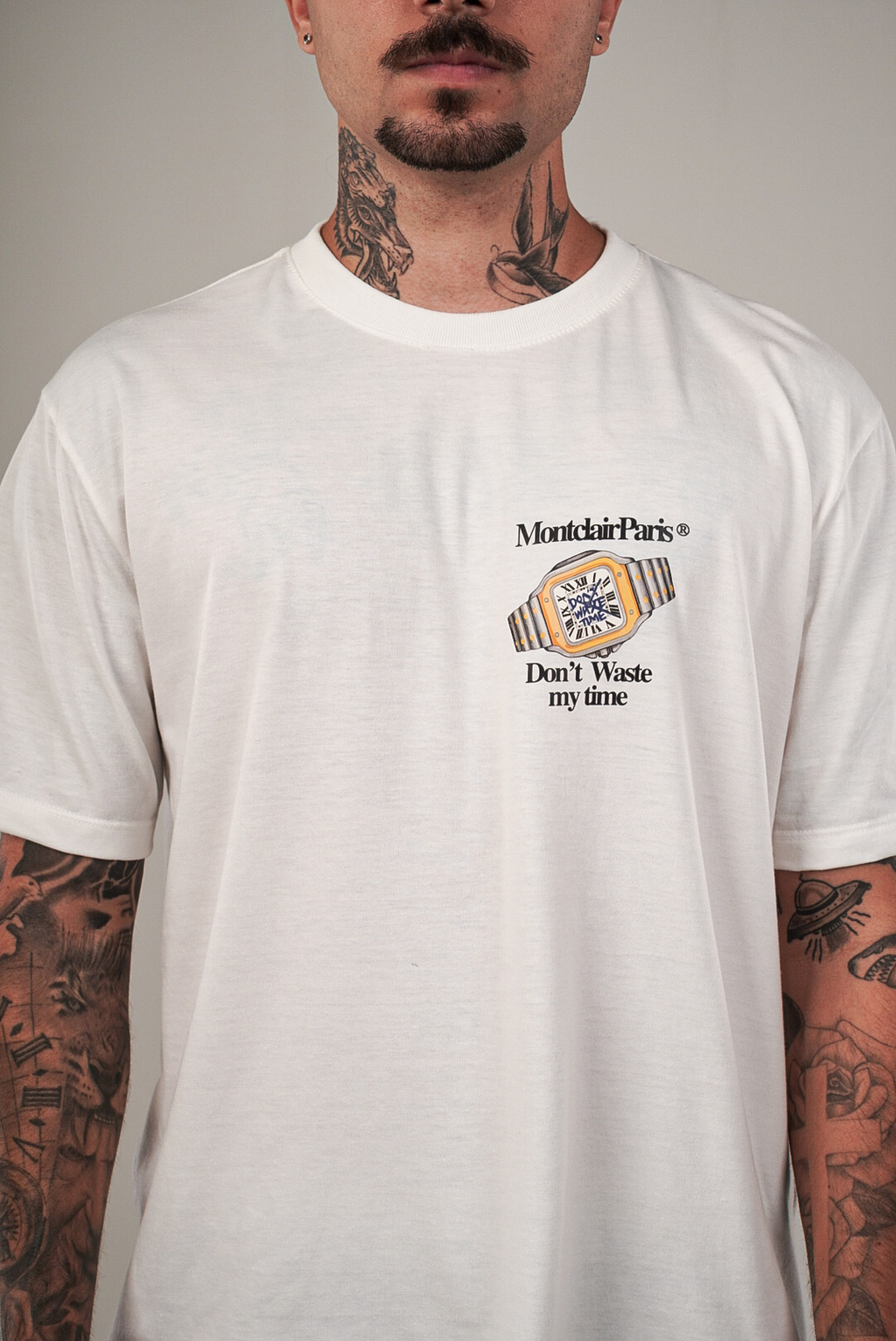 CAMISETA "MY TIME" OFF WHITE — foto 3