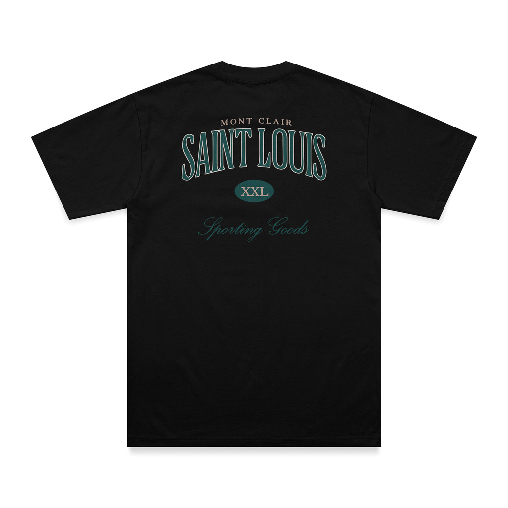 OVERSIZED ''SAINT LOUIS'' PRETA — foto 1