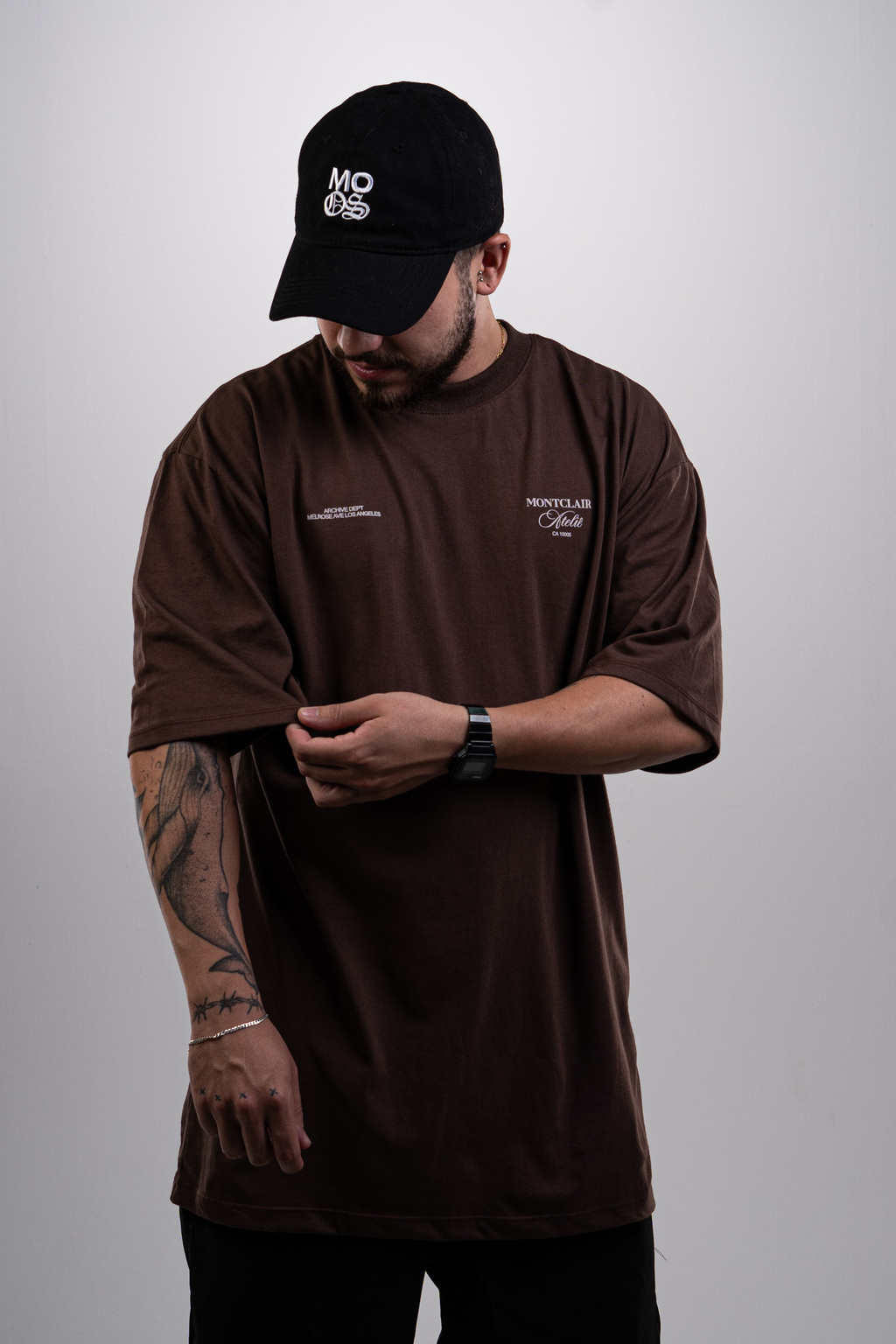 OVERSIZED ''CLUB'' MARROM — foto 3