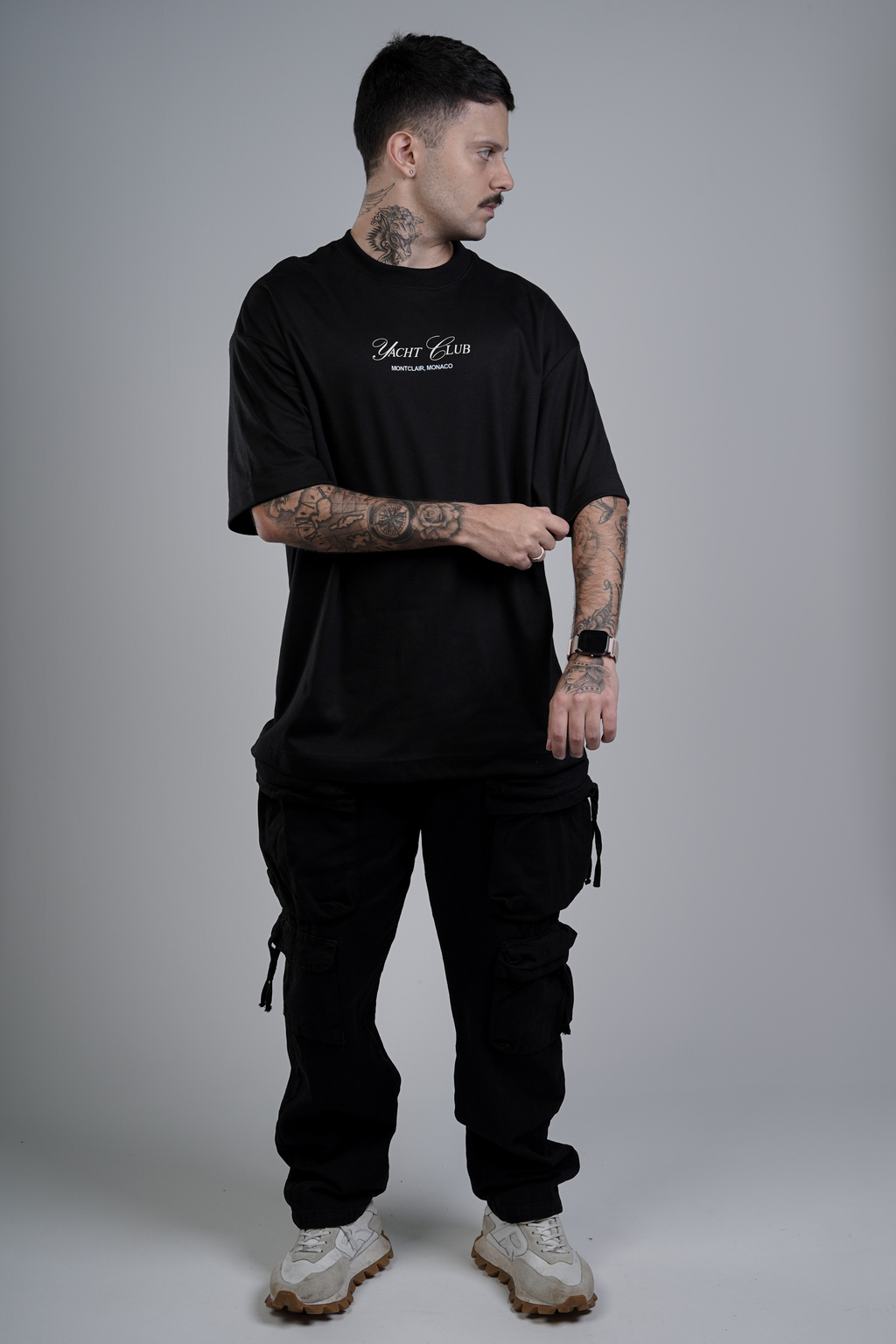 OVERSIZED ''YACTH BASIC'' PRETO — foto 5
