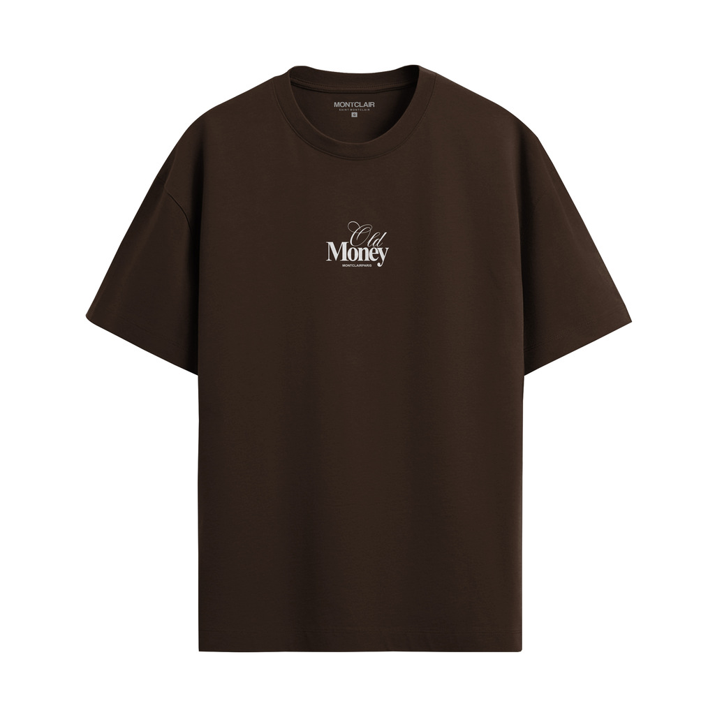 CAMISETA "OLD MONEY" MARROM — foto 1