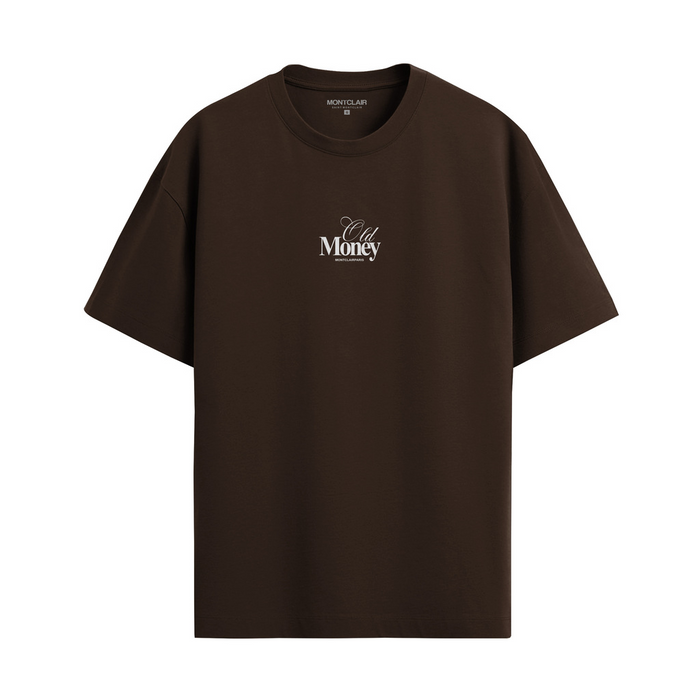 CAMISETA "OLD MONEY" MARROM