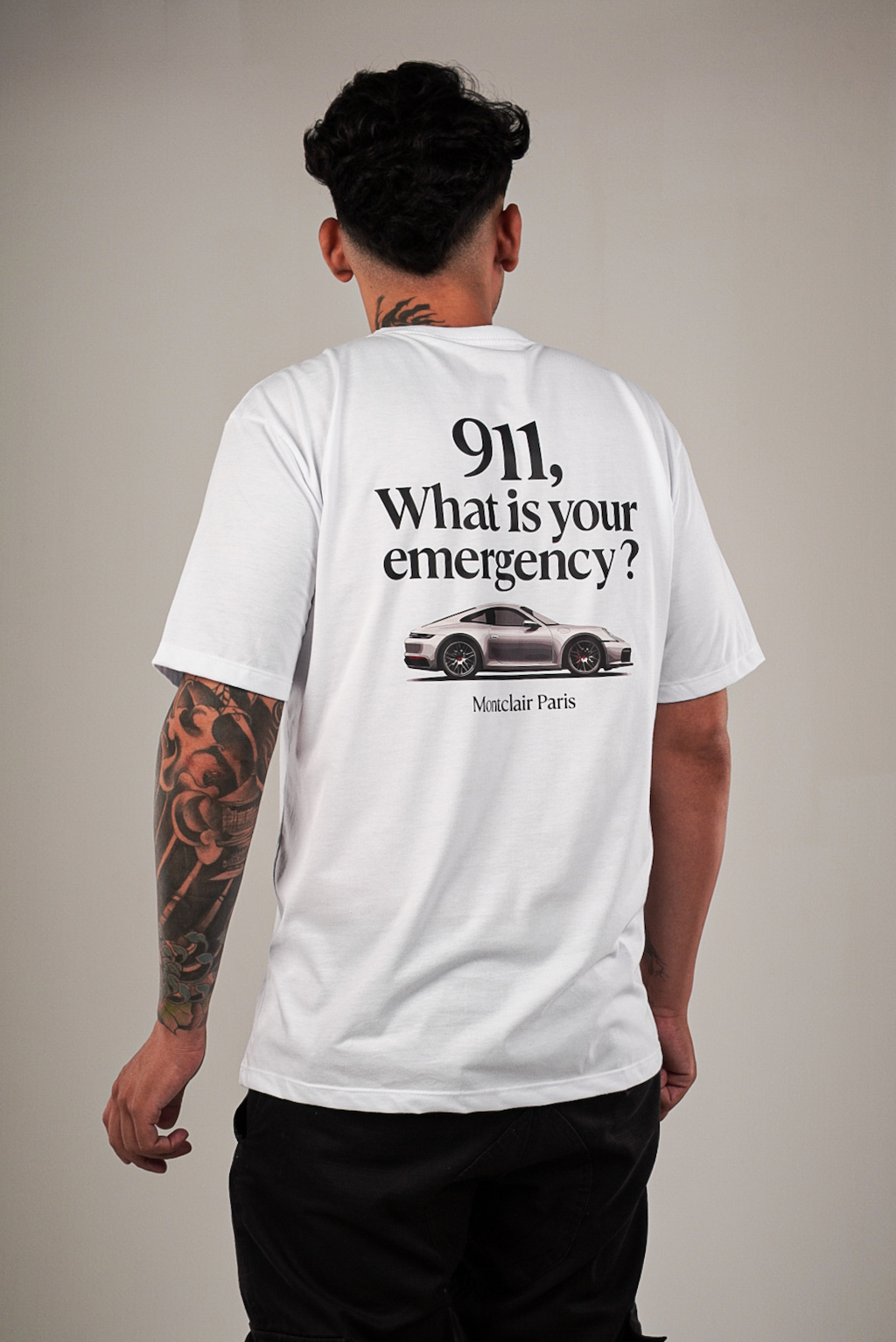 CAMISETA "911" BRANCA — foto 4