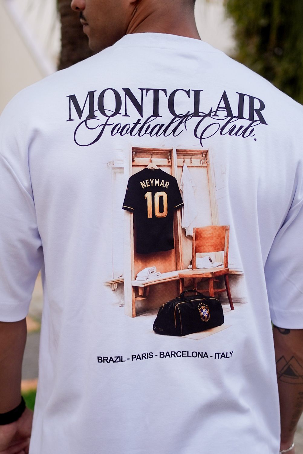 OVERSIZED ''NJR" BRANCA — foto 5