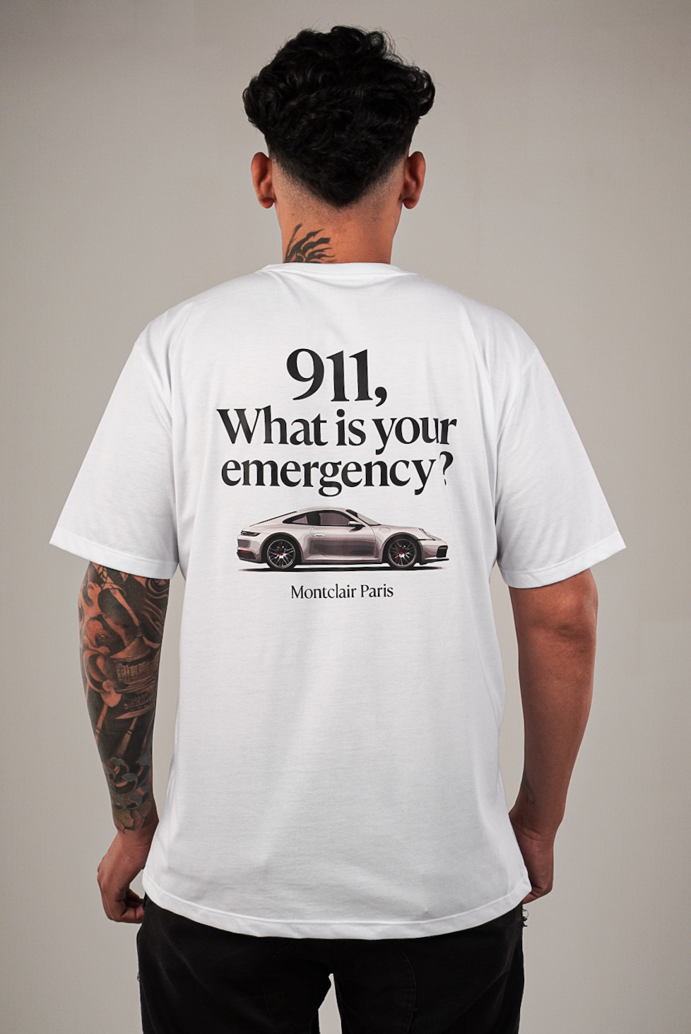 CAMISETA "911" BRANCA — foto 3
